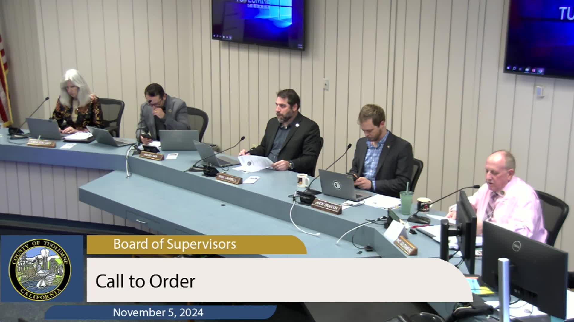 Tuolumne County Board of Supervisors - LIVE