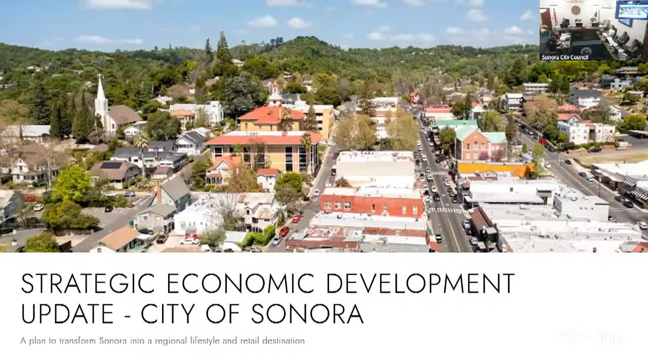 Sonora City Council - August 4, 2025