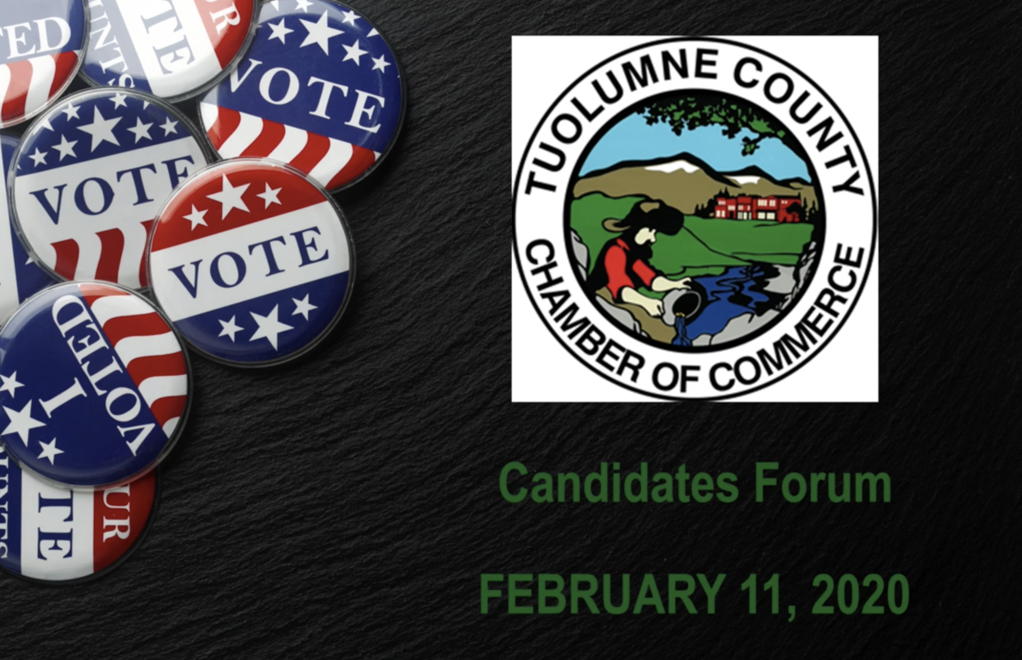 Tuolumne County Chamber of Commerce Candidates Forum - February 11, 2020
