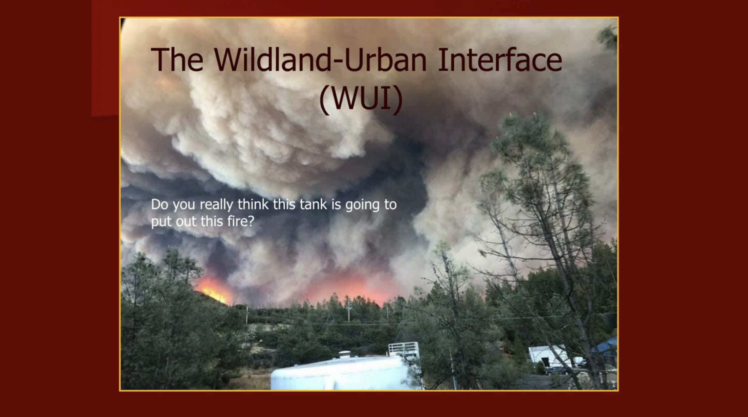 Rural Fire Water Nexus