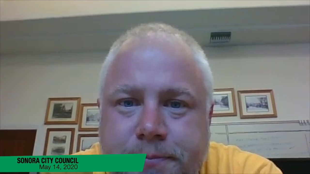 Sonora City Council - May 14, 2020 (Special Meeting)