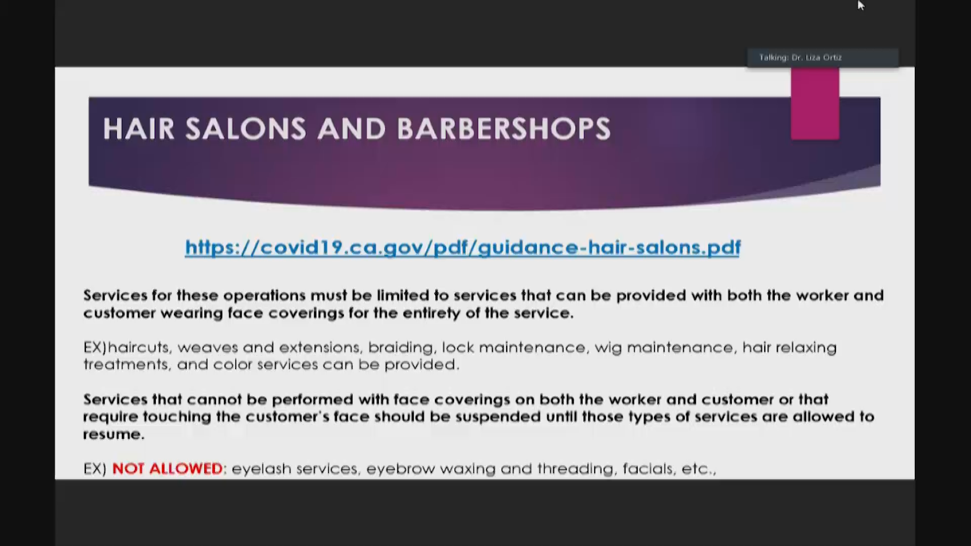 COVID-19 Business Update - May 27, 2020