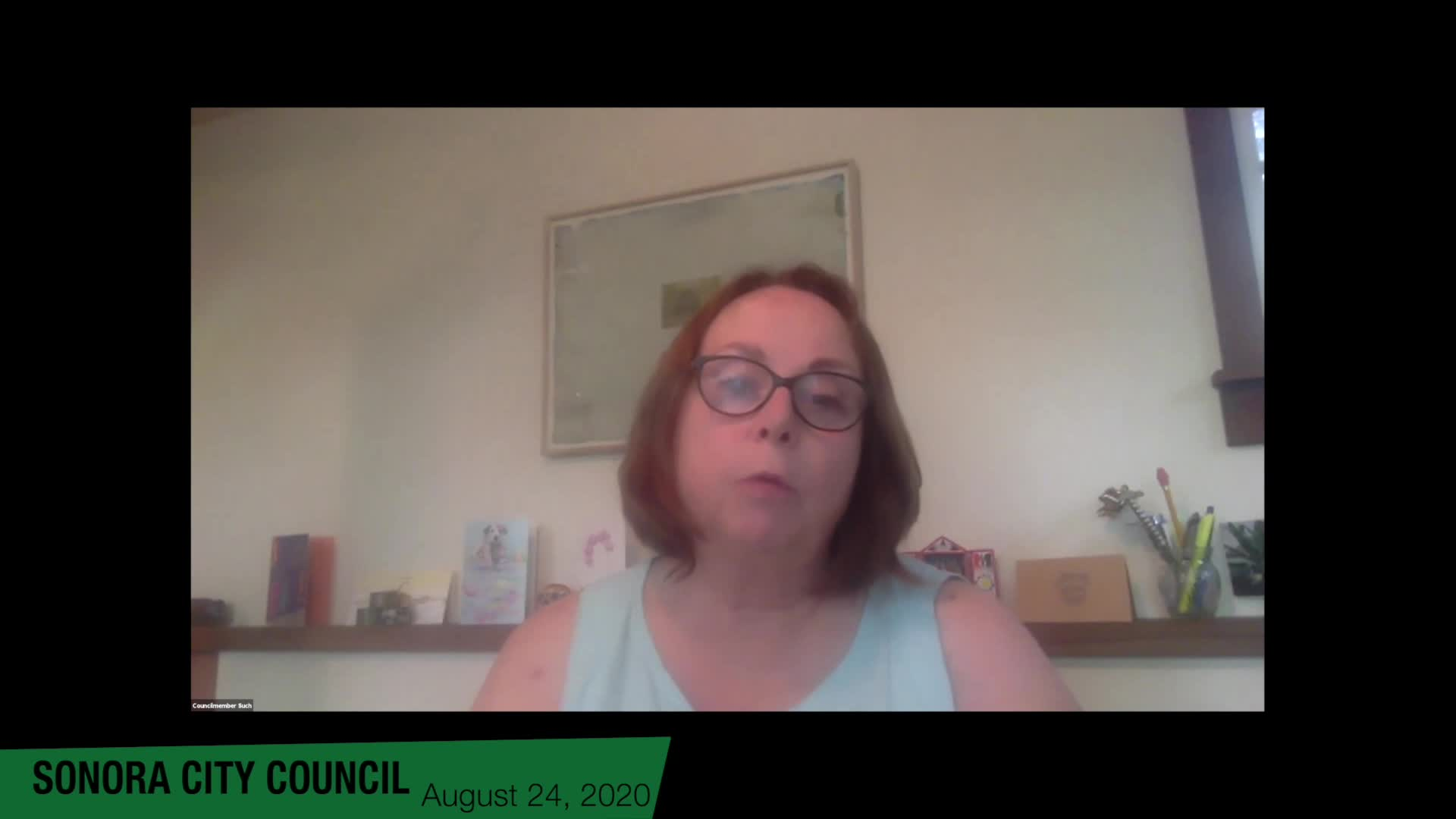 Sonora City Council - August 24, 2020