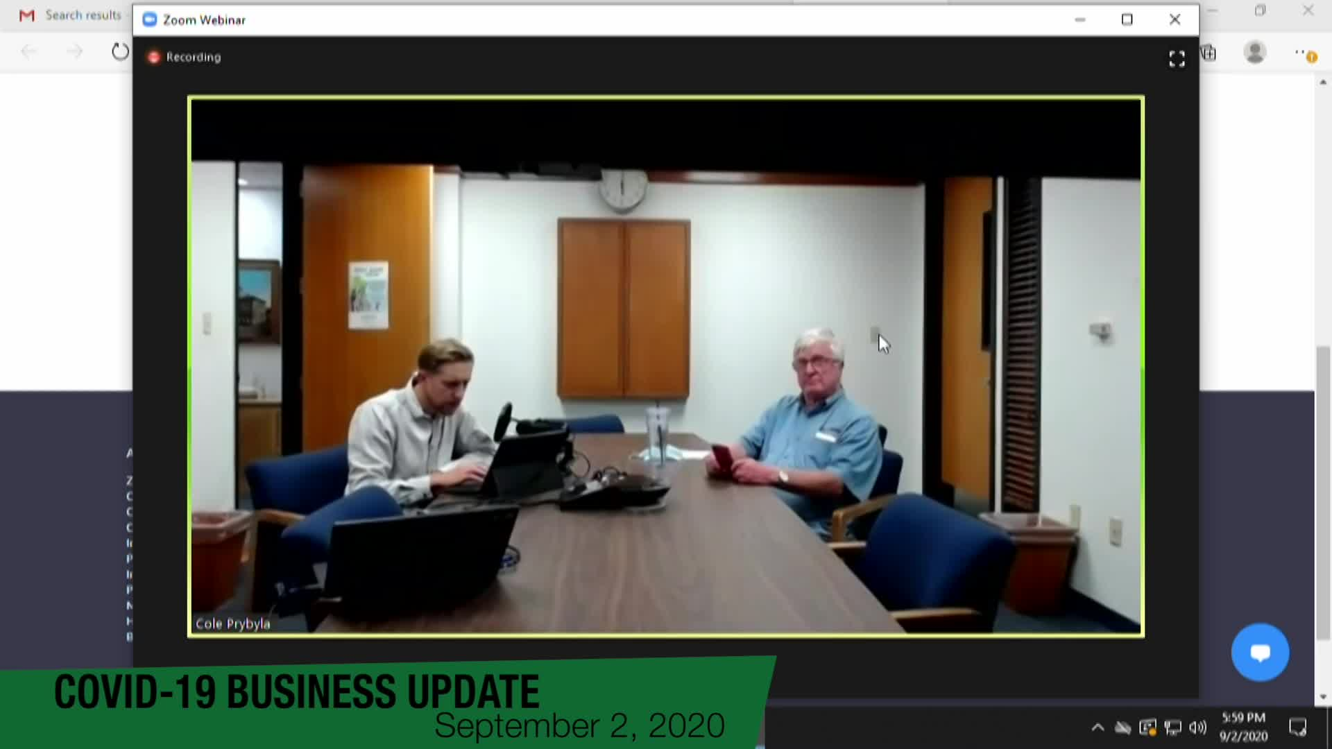COVID-19 Business Update - September 2, 2020