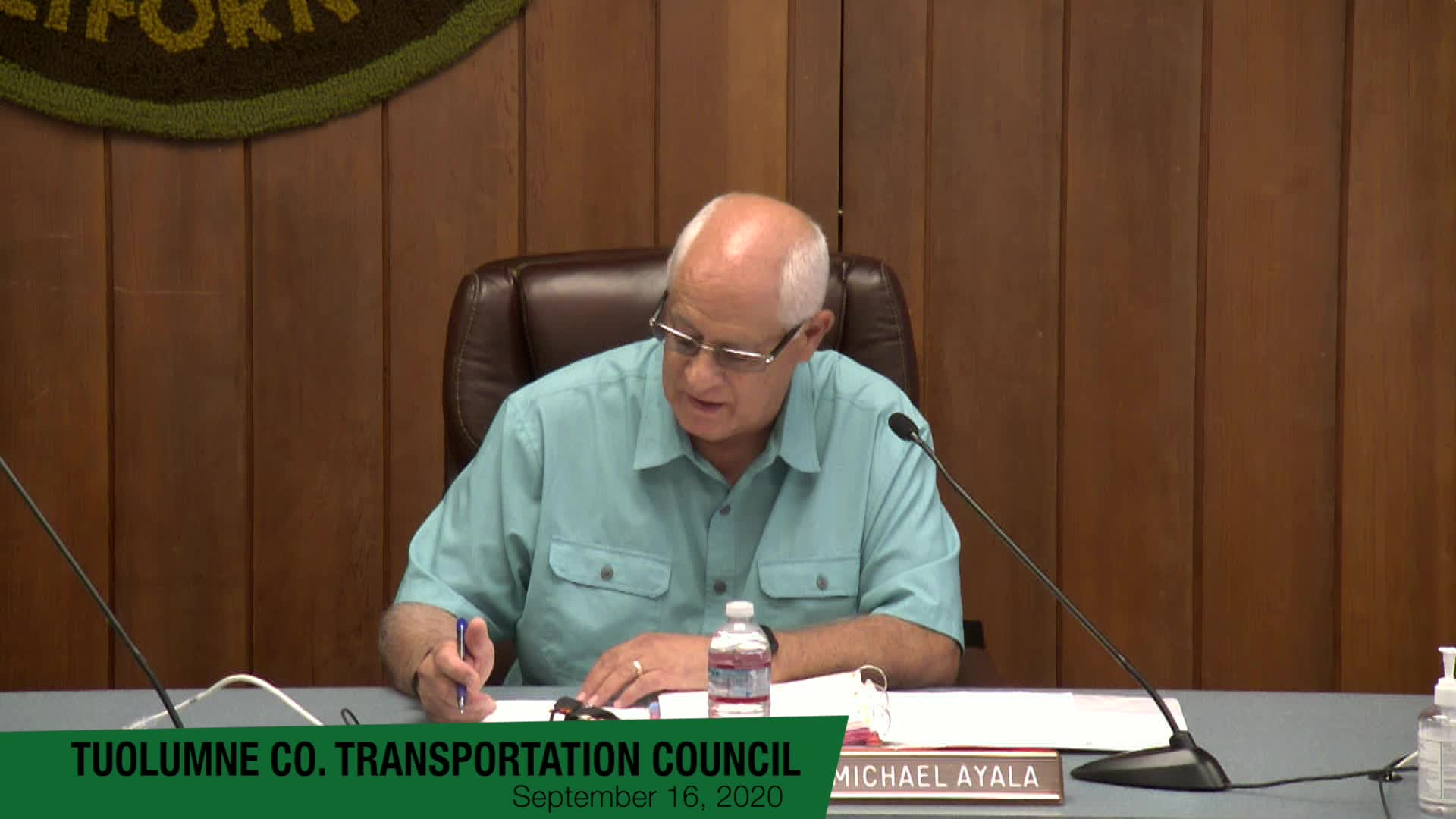 Tuolumne County Transportation Council - September 16, 2020
