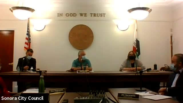 Sonora City Council - October 5, 2020