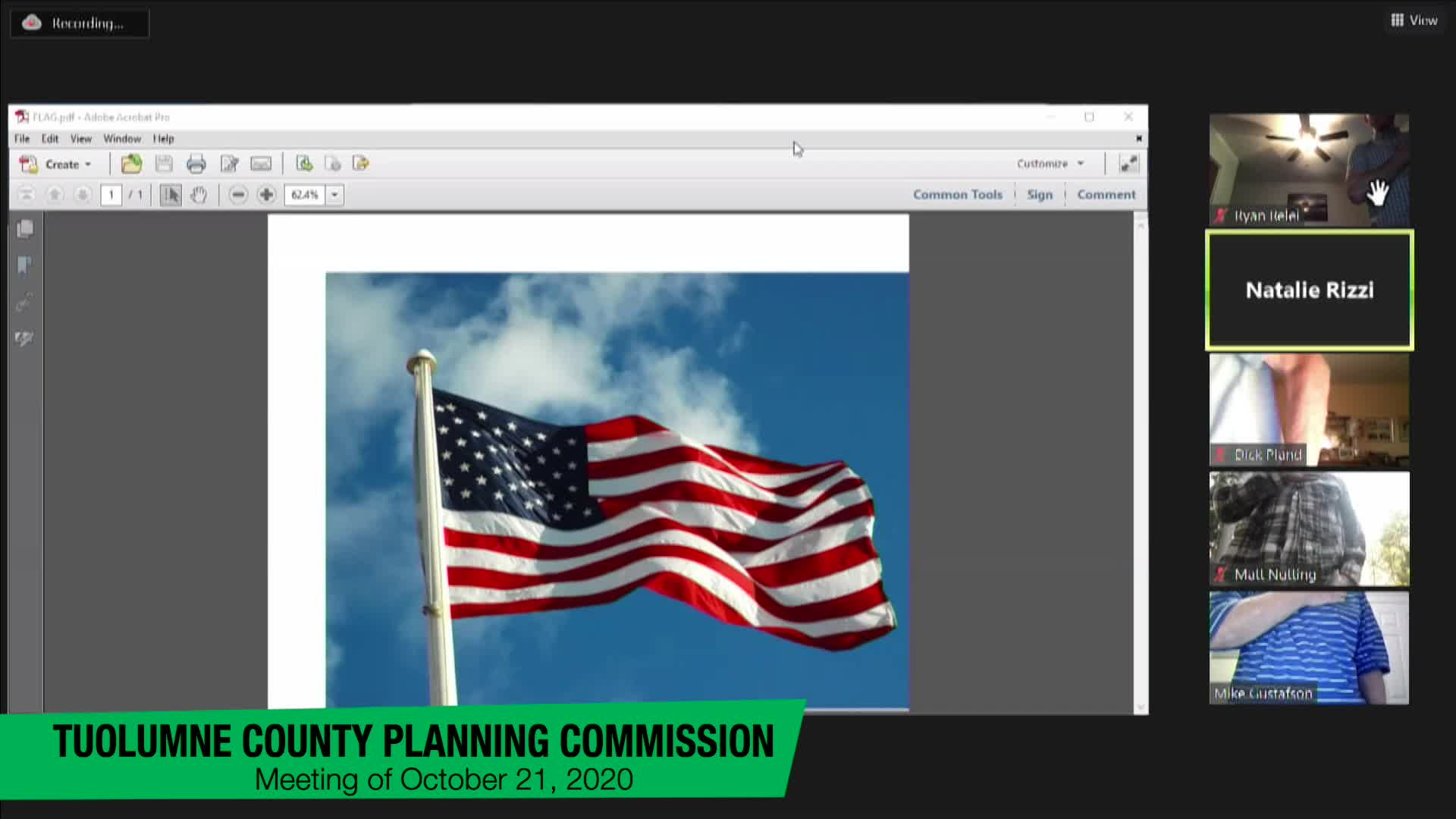 Tuolumne County Planning Commission - October 21, 2020
