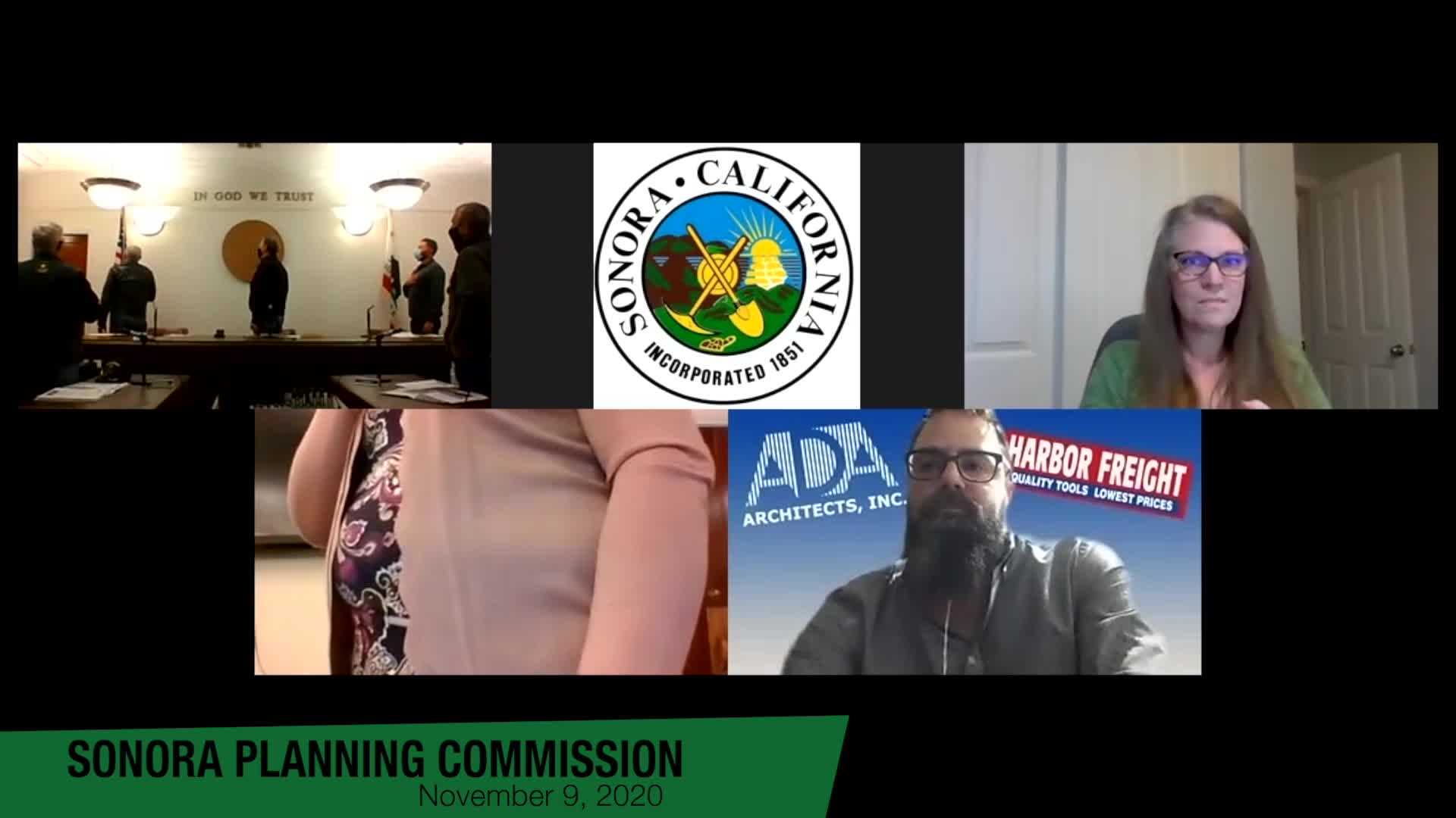Sonora Planning Commission - November 9, 2020