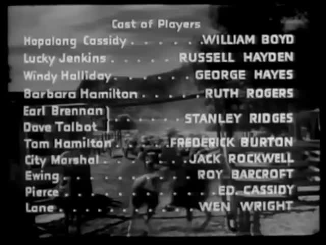 B-Western Theater:  Silver on the Sage (1939 - Hopalong Cassidy)