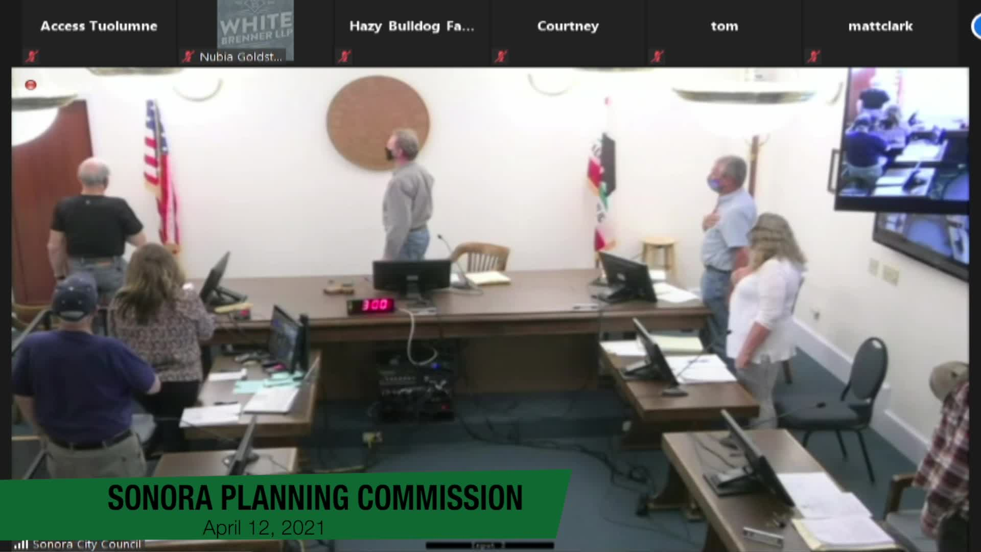 Sonora Planning Commission - April 12, 2021
