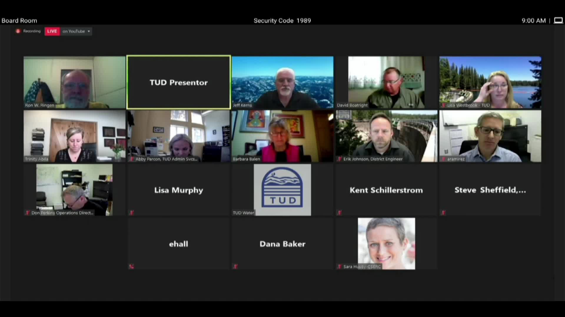 Tuolumne Utilities District - April 13, 2021