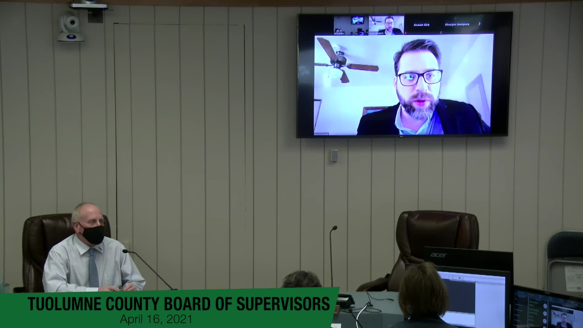 Tuolumne County Board of Supervisors - April 16, 2021