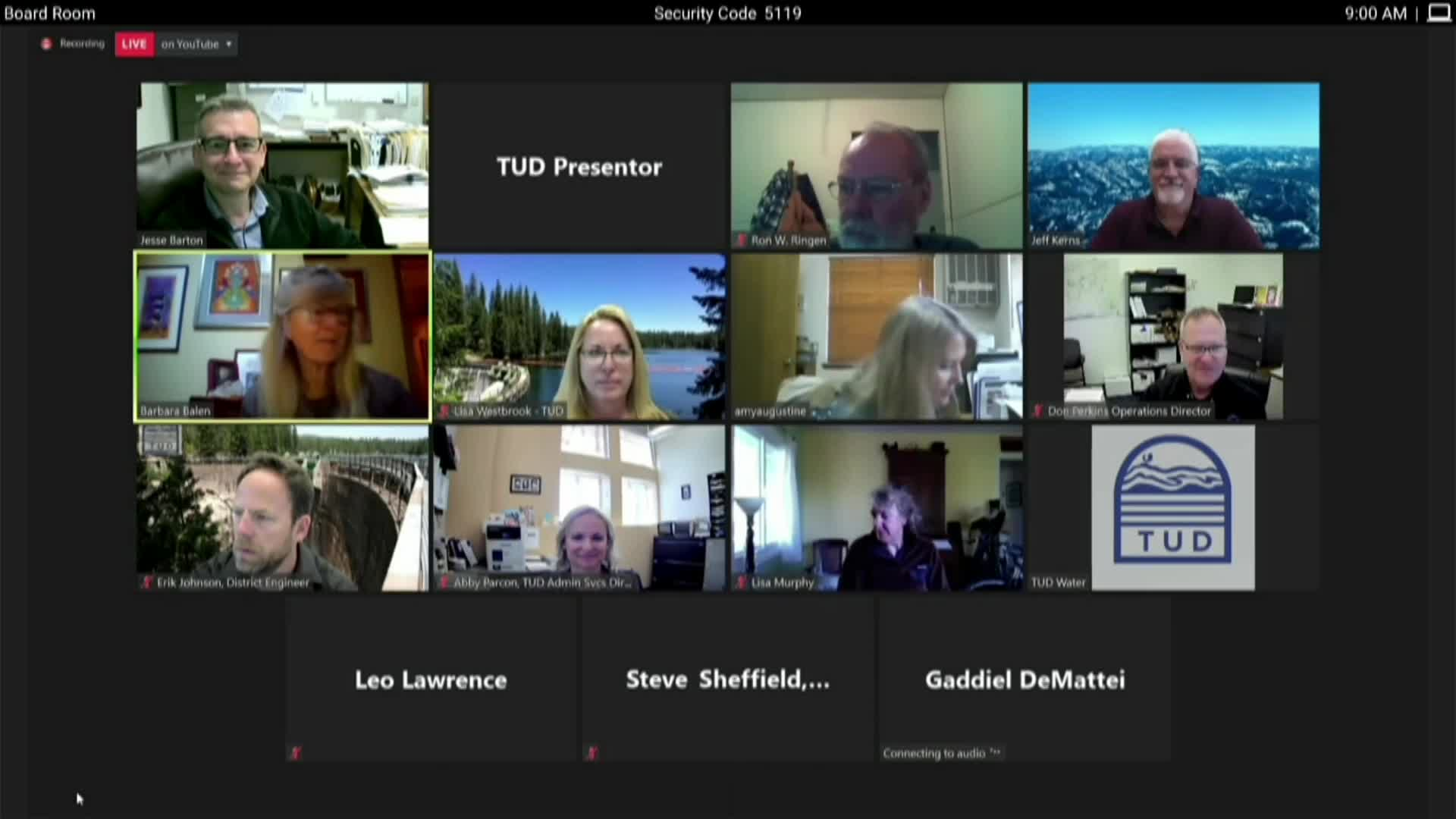 Tuolumne Utilities District - April 27, 2021