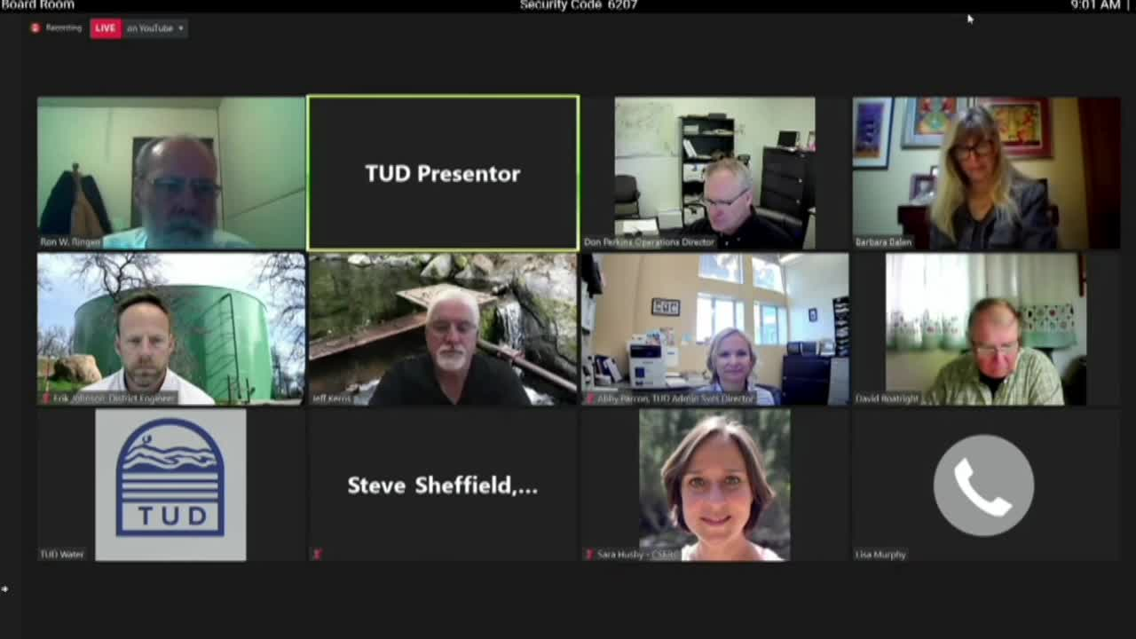 Tuolumne Utilities District - May 11, 2021