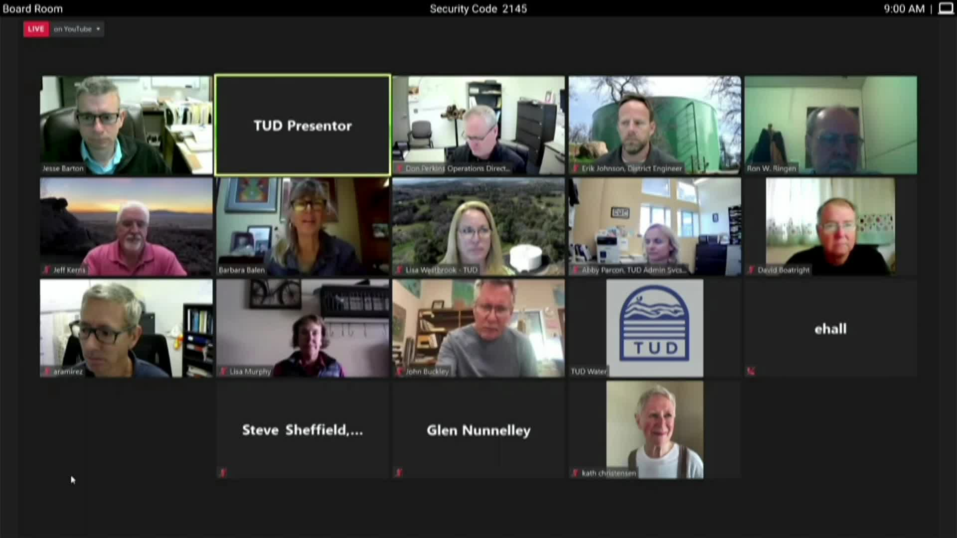 Tuolumne Utilities District - May 25, 2021