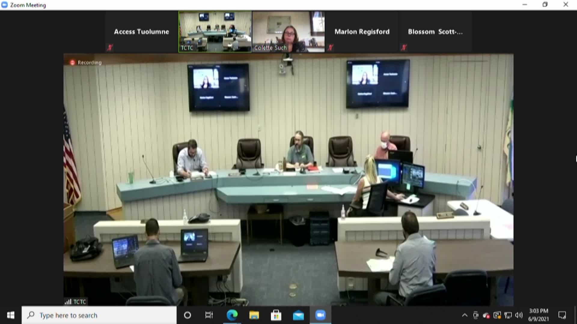 Tuolumne County Transportation Council - July 9, 2021