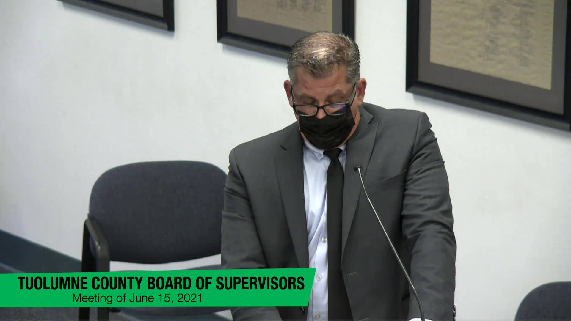 Tuolumne County Board of Supervisors - June 15, 2021
