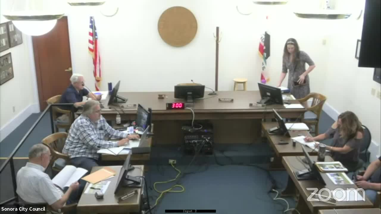 Sonora Planning Commission - July 13, 2021