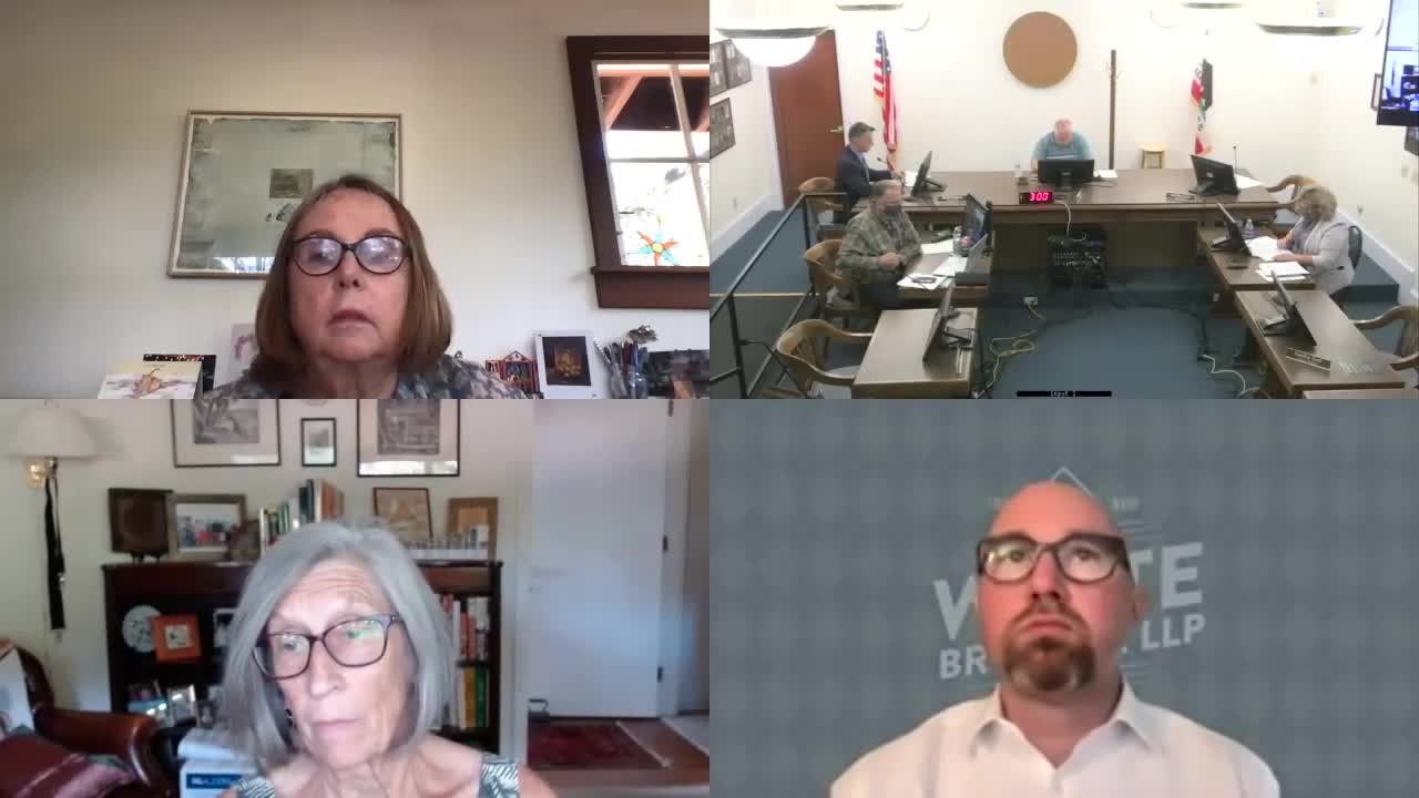 Sonora City Council - August 2, 2021