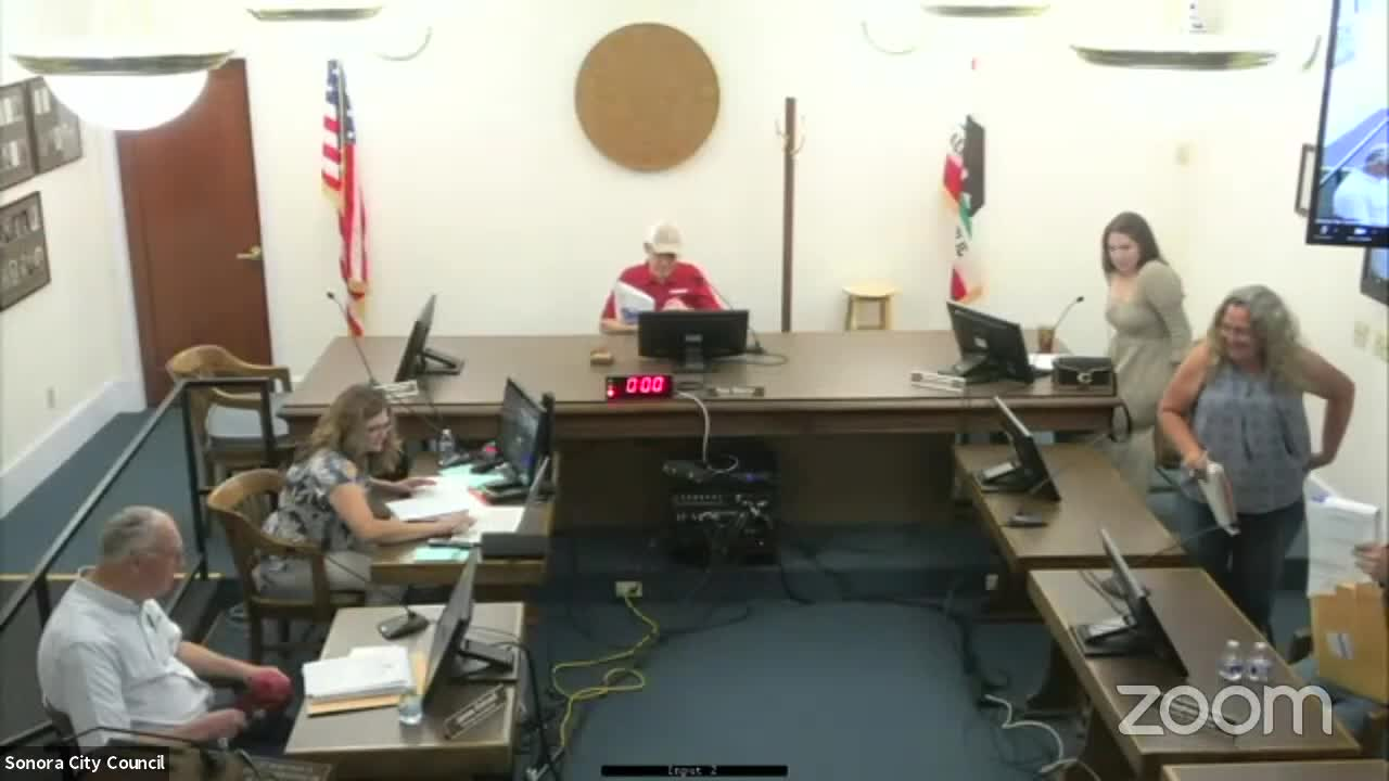 Sonora Planning Commission - August 9, 2021