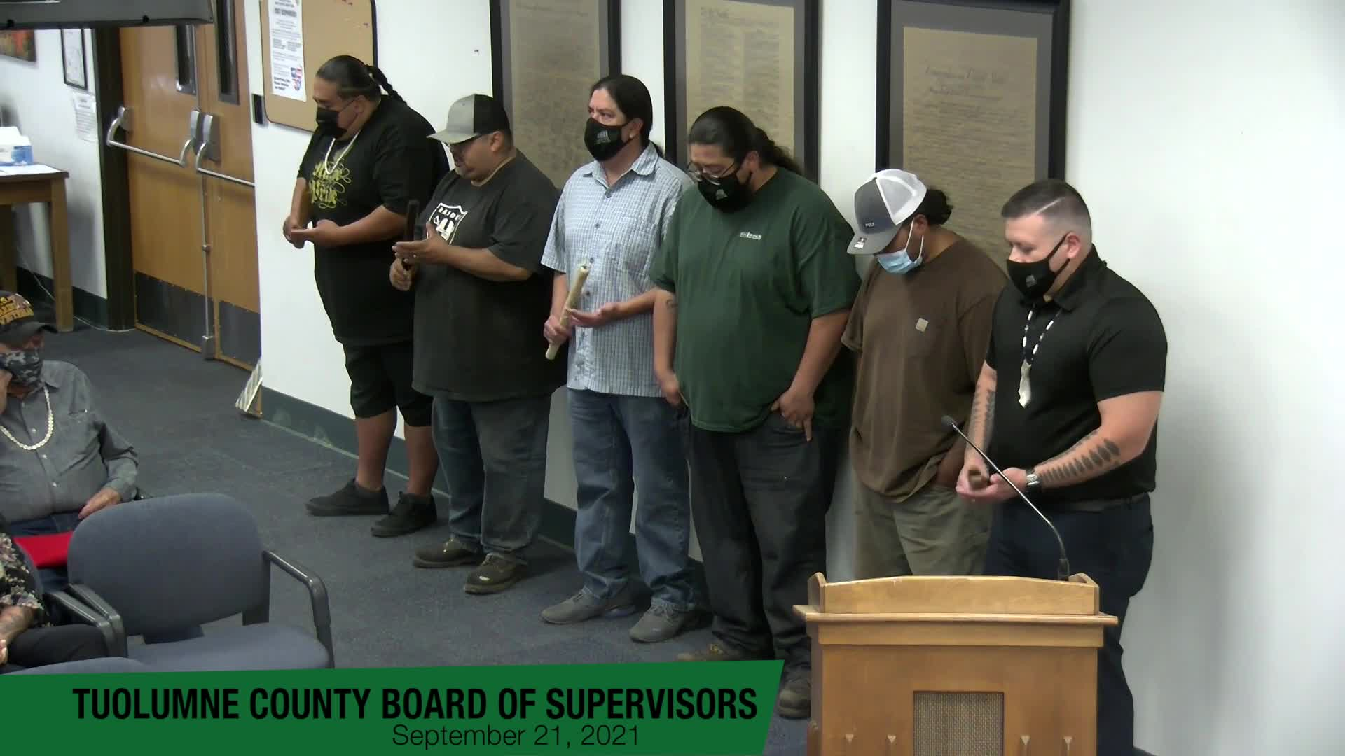 Tuolumne County Board of Supervisors - September 21, 2021